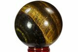 Polished Tiger's Eye Sphere #107928-1